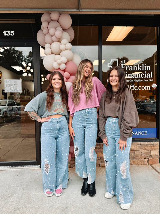 Pretty in Pearls Jeans