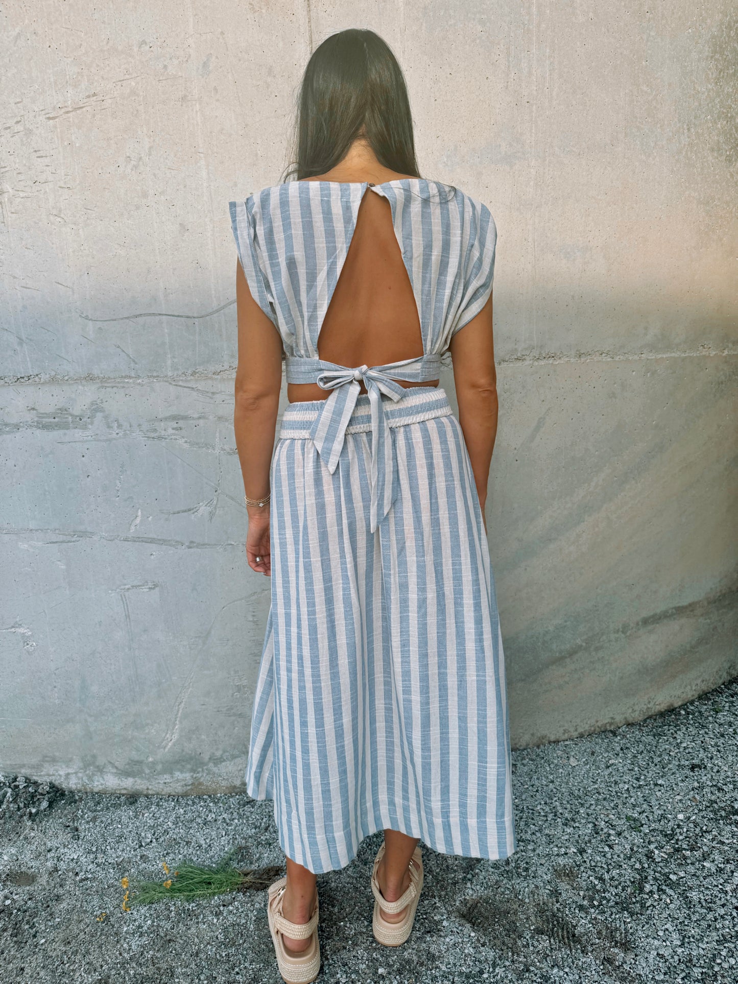 Linen Striped Set