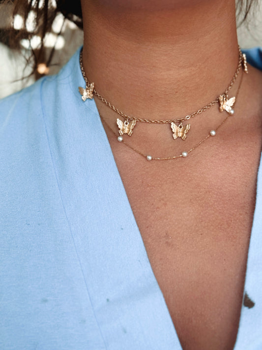 Dainty Butterfly Necklace